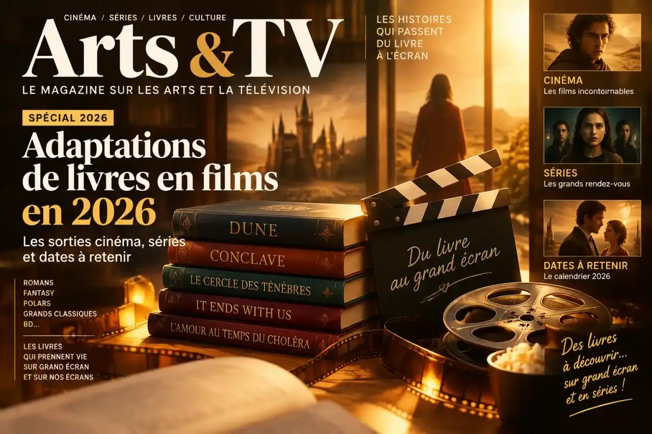Adaptations de livres en films en 2026 : les sorties cinéma, séries et dates à retenir