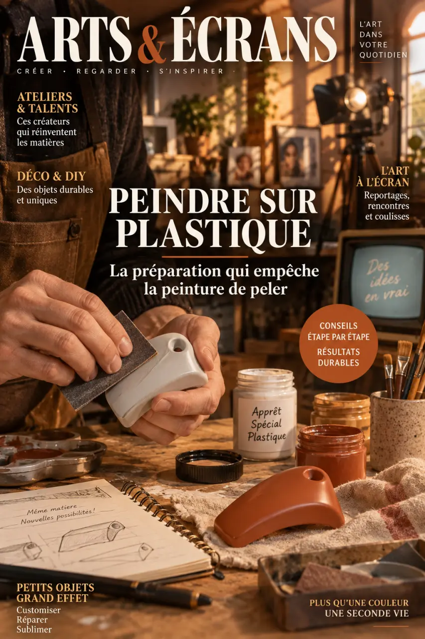 Peindre sur plastique : la préparation qui empêche la peinture de peler