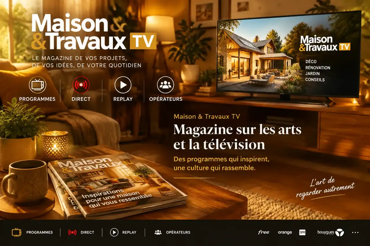 Maison & Travaux TV : programmes, direct, replay et opérateurs