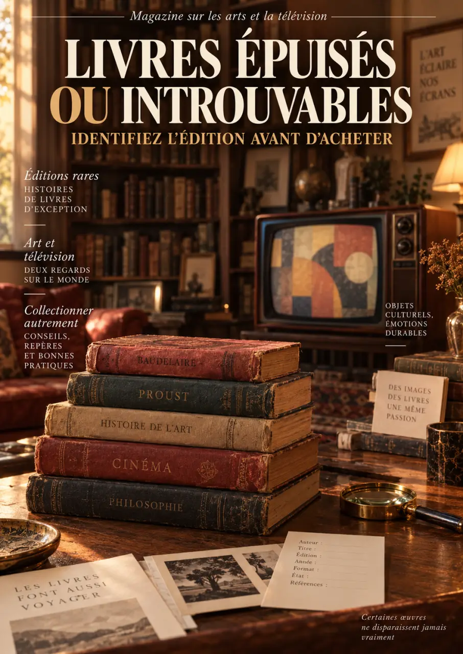 Livres épuisés ou introuvables : identifiez l’édition avant d’acheter