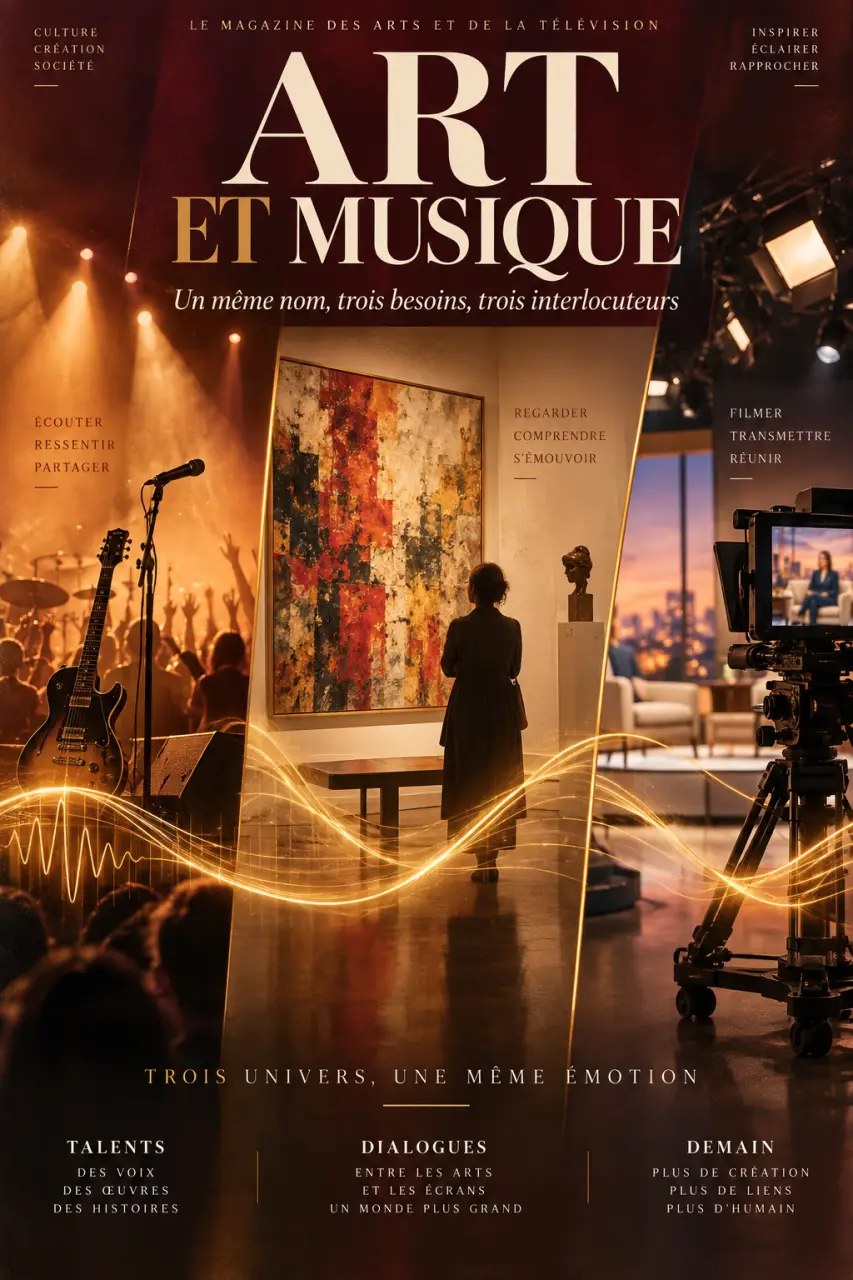 Art et musique : un même nom, trois besoins, trois interlocuteurs