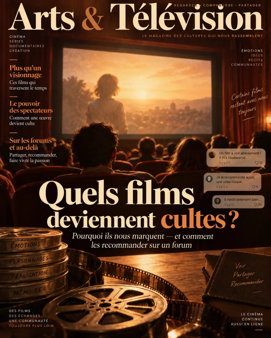 Quels films deviennent cultes, pourquoi et comment les recommander sur un forum ?