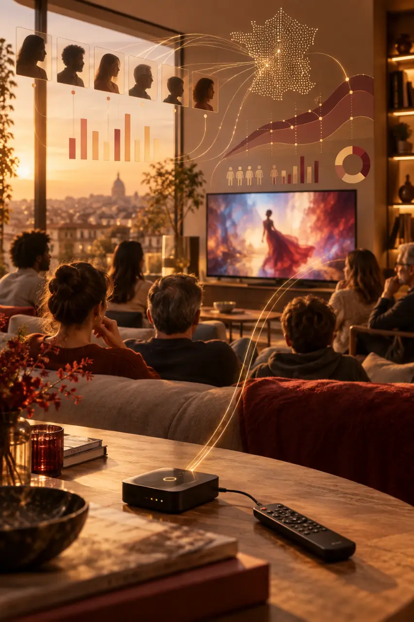 Les audiences TV sont estimées par panel, audimètre et extrapolation statistique